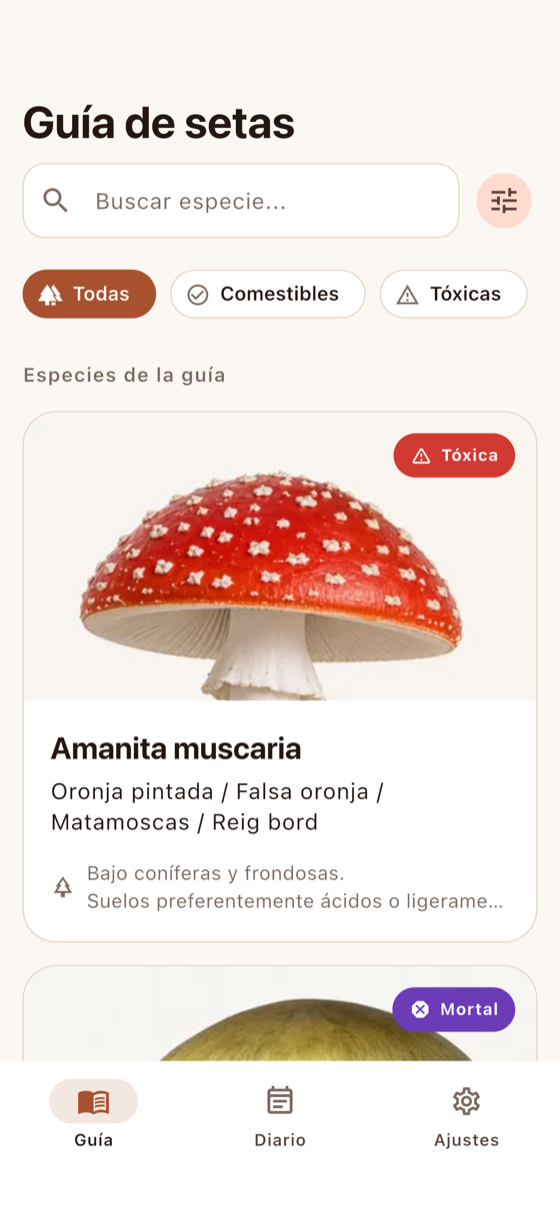 Guía de especies de MicoAtlas